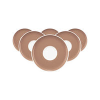 KOMBIUNTERTASSEN Sento Home Pure Colors Cocoa Brown ø 16,2 cm 6er Set - Hellbraun, Keramik (16.2cm) - Seltmann Weiden