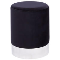 POUF Brigitte 36/36/44 cm - Schwarz, Textil (36/44/36cm) - Beliani