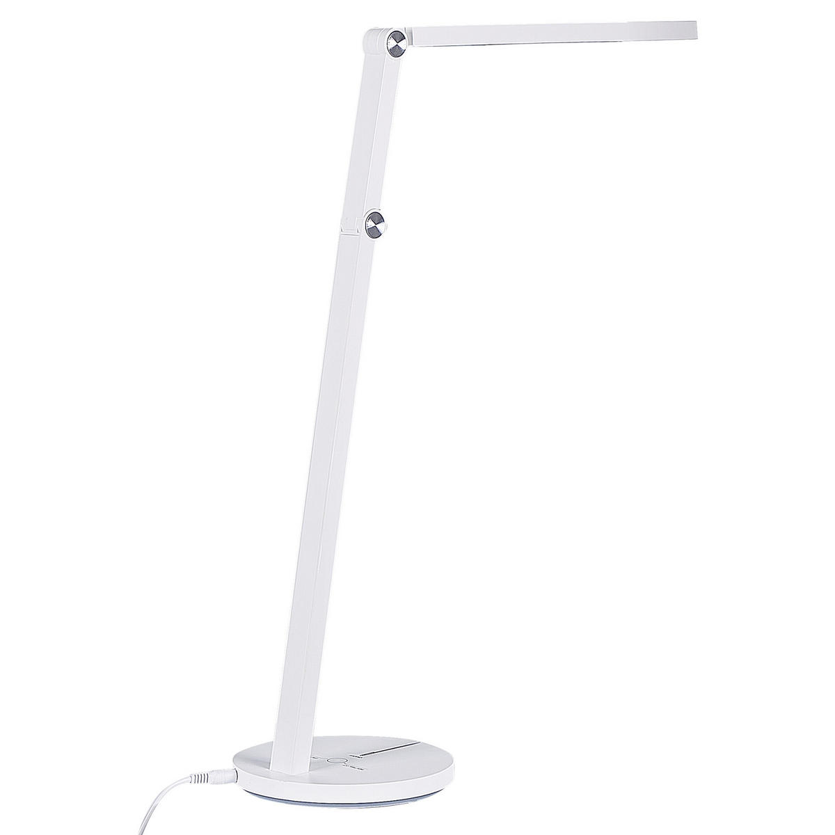 SCHREIBTISCHLAMPE Dorado 17/32/48 cm - Weiß, Kunststoff (17/32/48cm) - Beliani