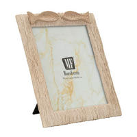 BILDERRAHMEN Sand, Fotoformat 20 x 25 cm, beige, Polyresin und Glas, Rahmen 25 x 3,2 x 31 cm - Beige, Glas/Kunststoff (25/31/3.2cm) - Mauro Ferretti