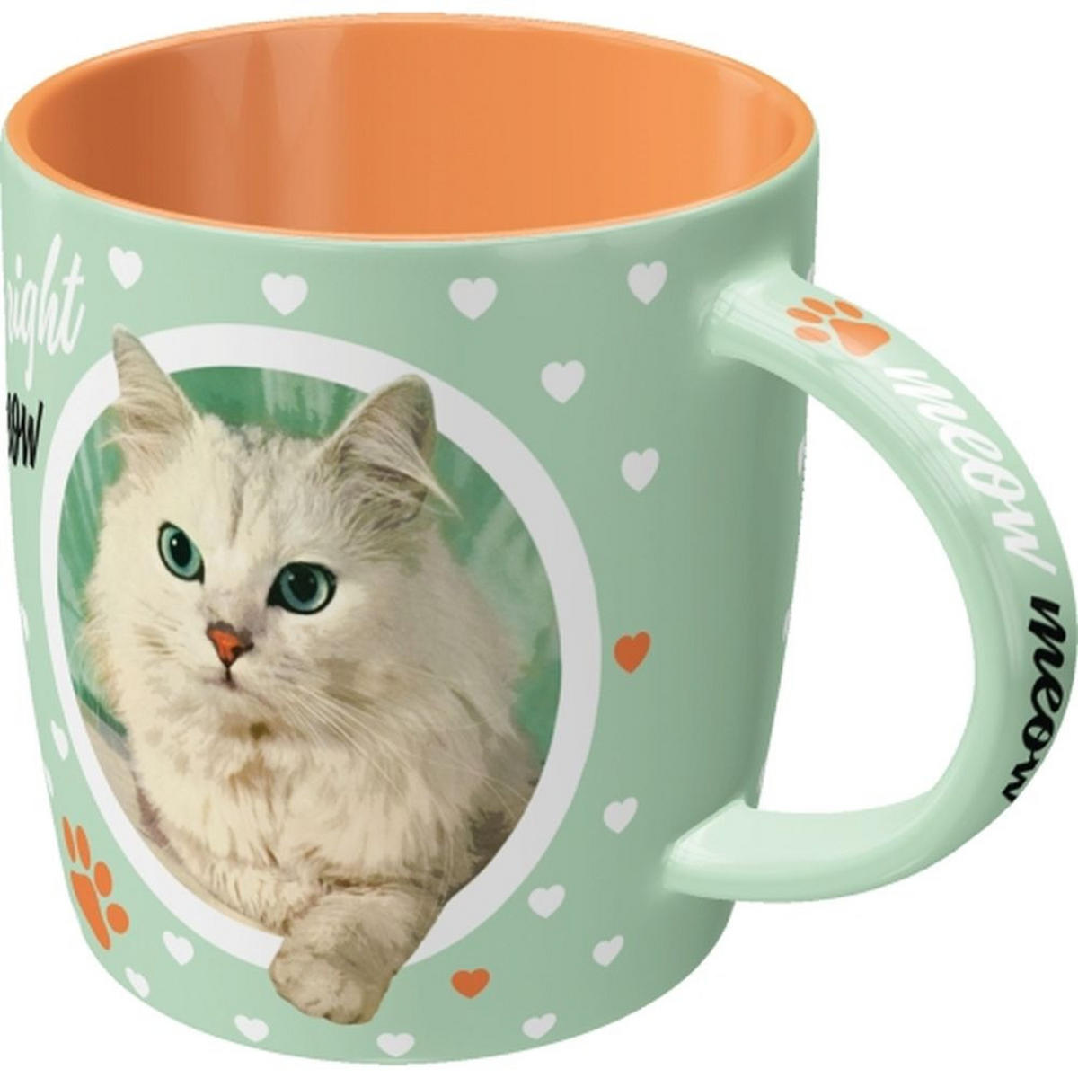 KAFFEETASSE 330 ml Animal Club Cat Lover - Multicolor, Keramik (0.33L) - Nostalgic-Art