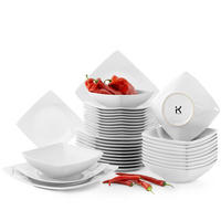 TAFELSERVICE EPIRI 12 Personen 36-tlg - Weiß, Keramik (25/2/25cm) - KONSIMO®