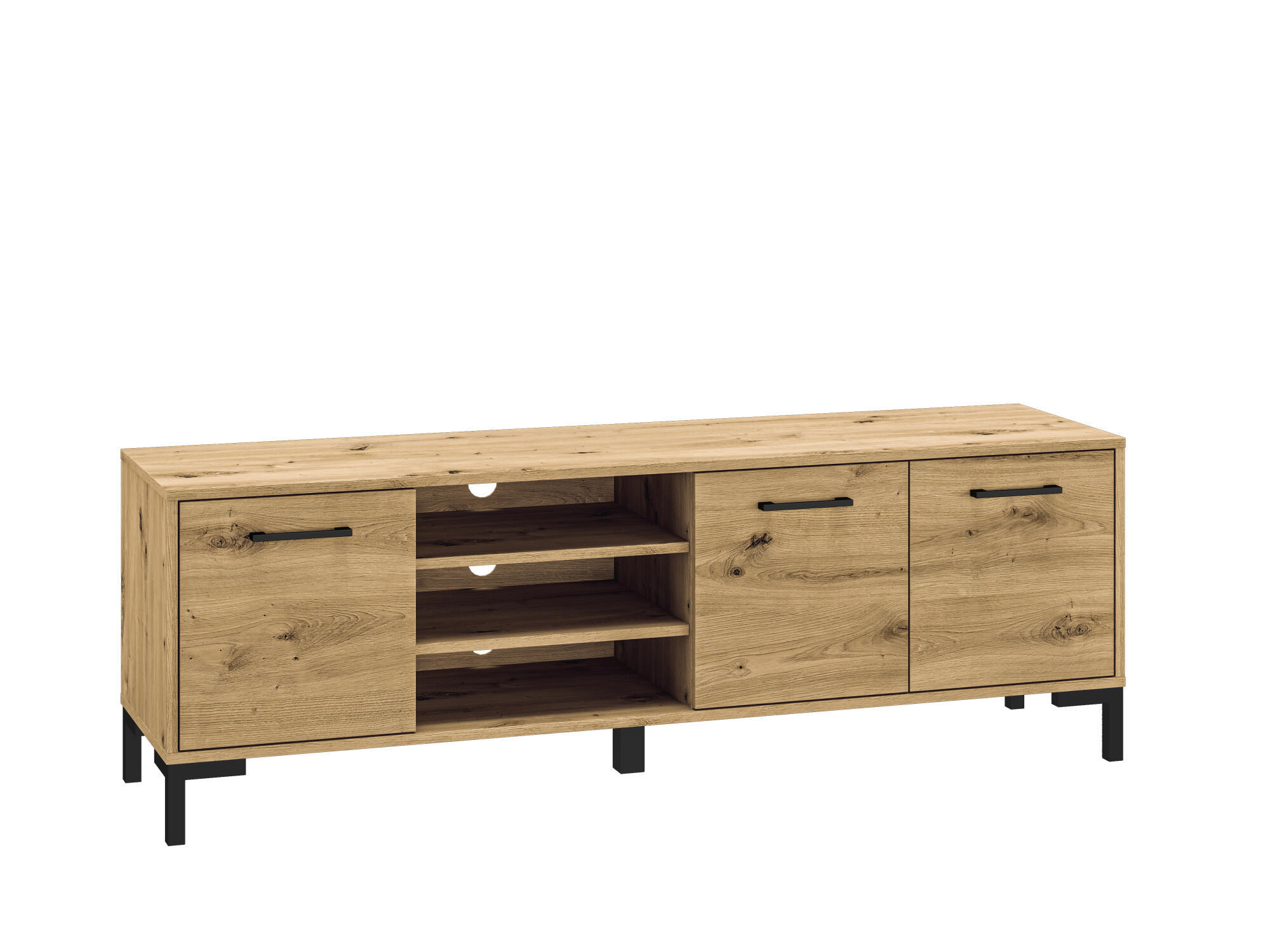 TV-LOWBOARD NEVIO Beige 155x40x52 cm - Beige, Holzwerkstoff (155/52/40cm) - FURNLUX