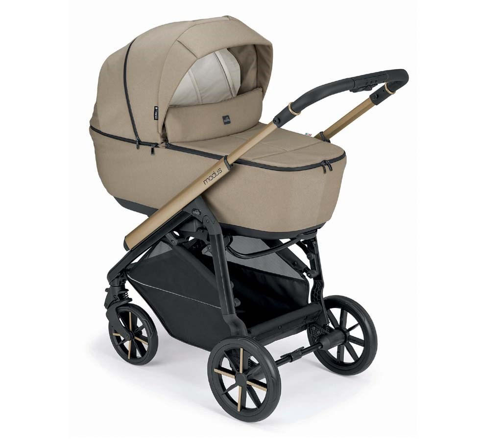 KOMBI-KINDERWAGEN Modus Duo 2n1 inkl. atmungsaktiver Simply-Matratze - Beige, Kunststoff (810/510/584cm) - Cam il Mondo del Bambino S.p.A.