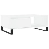 COUCHTISCH Weiß 90x60x35 cm Holzwerkstoff - Weiß, Holzwerkstoff (90/60/35cm) - furnicato