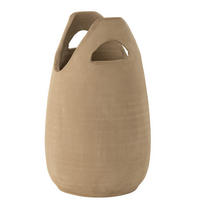 VASE ORECCHIO - Keramik - Beige - L - Ø 23 cm - Beige, Keramik (40cm) - J-Line