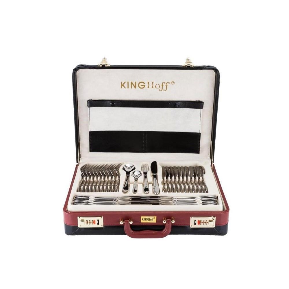BESTECKSET Silber 21/2/2 cm KH3520 - Silberfarben, Metall - Kinghoff 