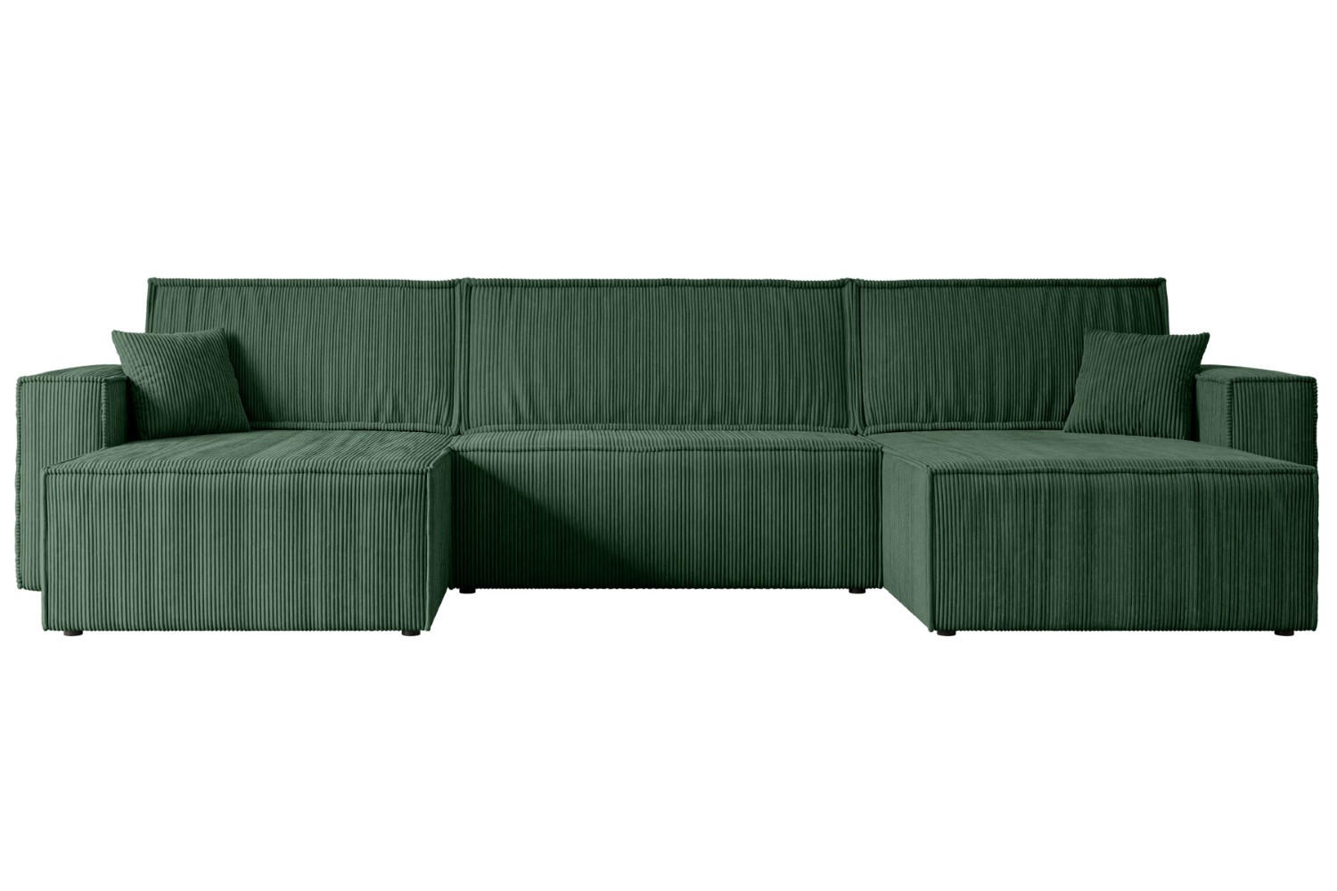 Altdecor Wohnlandschaft Grün 377x83x143 cm