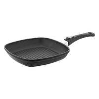 GRILLPFANNE Vario Click Induction, Aluminiumguss, Schwarz, 30 cm - Schwarz, Metall (32.2/32.2/43cm) - Berndes