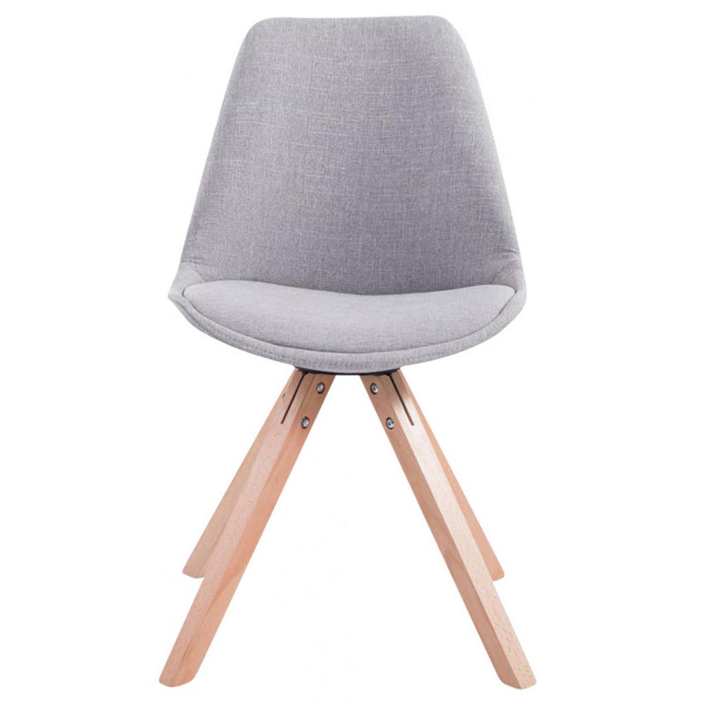 Thumbnail - CLP Stuhl, Grau, Textil, 48x84x56 cm, Esszimmer, Stühle, Esszimmerstühle, Vierfußstühle