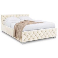 POLSTERBETT NURI 160x200 cm cremeweiß - Creme, Textil (160/200cm) - IDIMEX