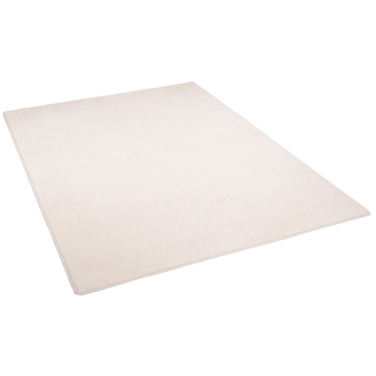 HOCHFLOR VELOURS TEPPICH LUNA - Weiß, Textil (100/200cm) - Snapstyle