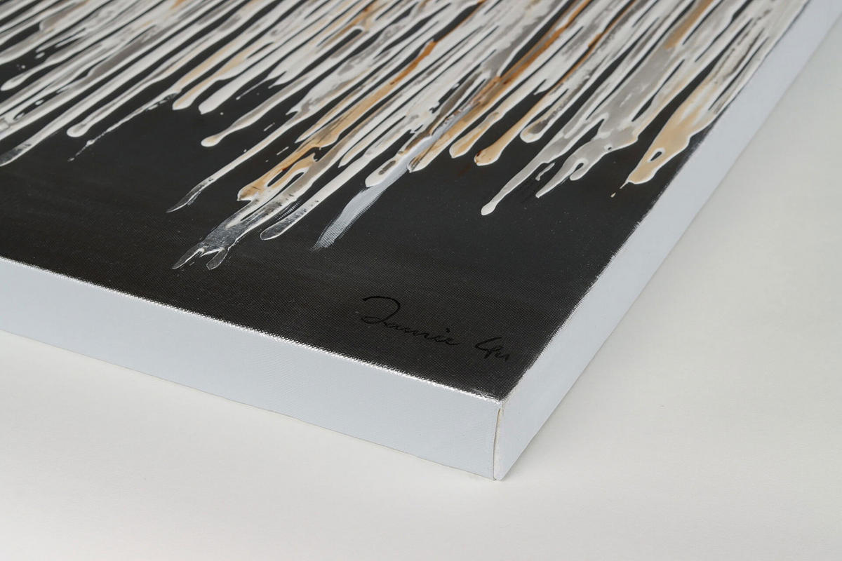 ÖLGEMÄLDE 150/50 cm - Beige, Holz/Textil (150/50cm) - KUNSTLOFT