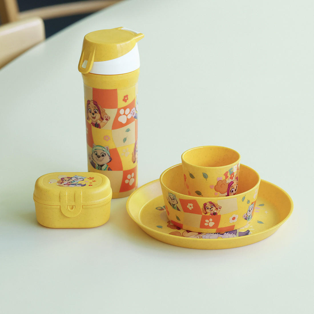 FRÜHSTÜCKSBOX Pascal Mini Paw Patrol - Gelb, Kunststoff (7/5.2/9.6cm)