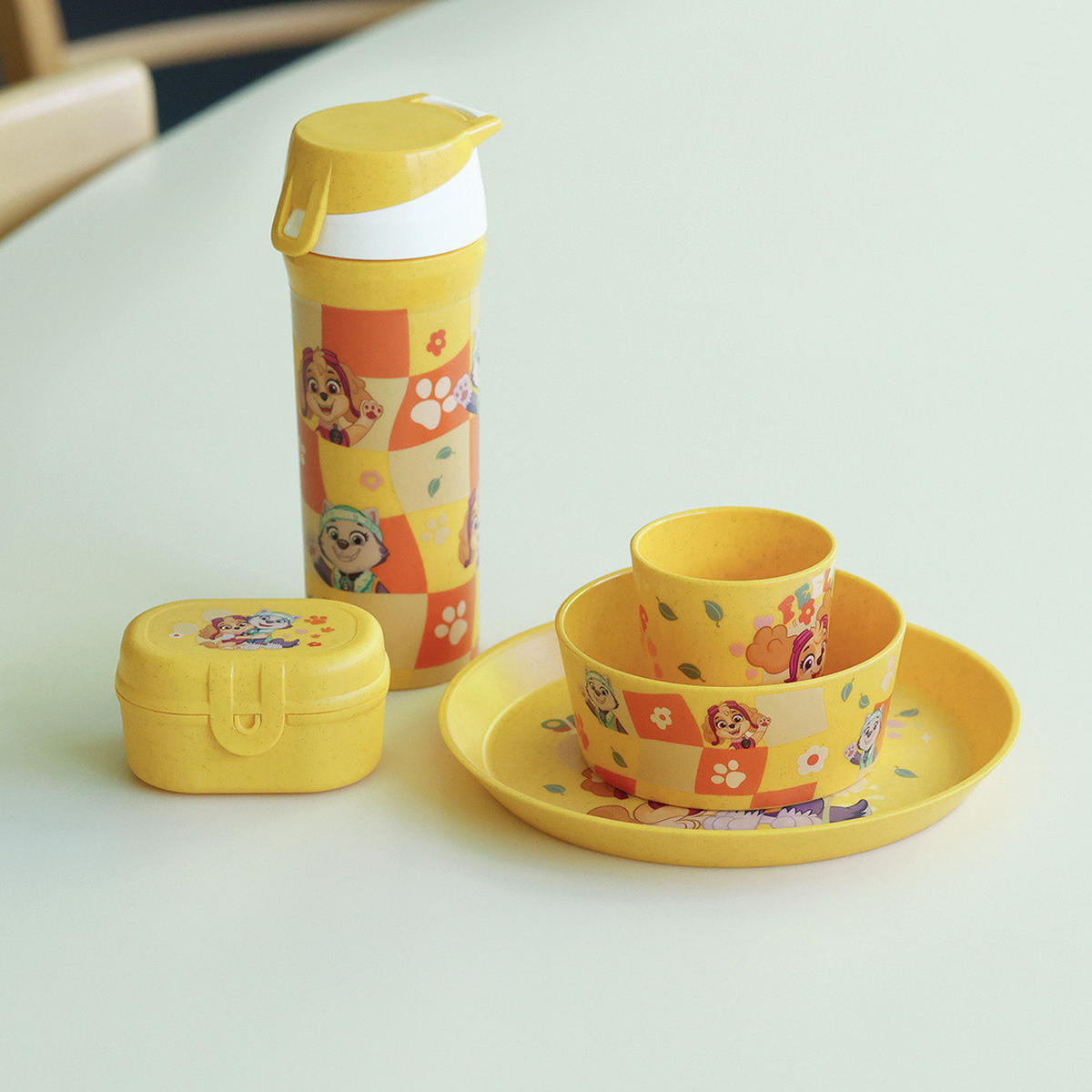 FRÜHSTÜCKSBOX Pascal Mini Paw Patrol - Gelb, Kunststoff (7/5.2/9.6cm)