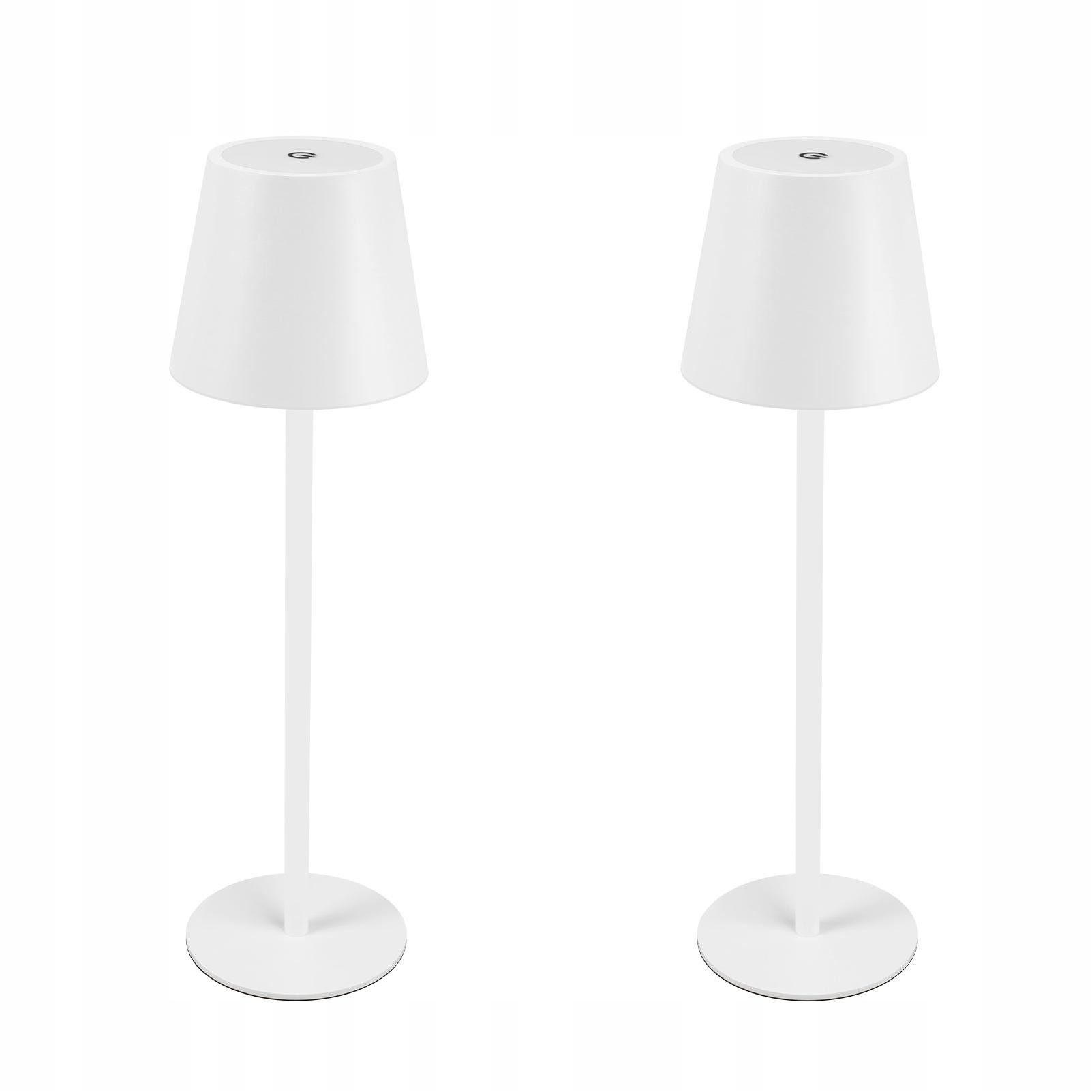 LED-TISCHLEUCHTE Osnabrück(2er-set) 11/11/37.5 cm - Weiß, Metall (11/11/37.5cm) - Nettlife