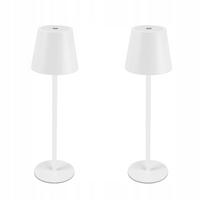 LED-TISCHLEUCHTE Osnabrück(2er-set) 11/11/37.5 cm - Weiß, Metall (11/11/37.5cm) - Nettlife
