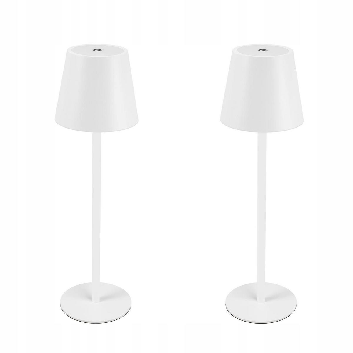 LED-TISCHLEUCHTE Osnabrück(2er-set) 11/11/37.5 cm - Weiß, Metall (11/11/37.5cm) - Nettlife