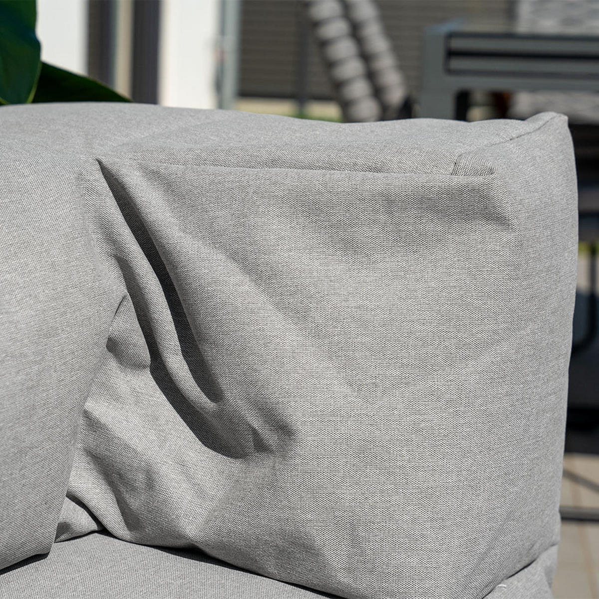 OUTDOOR Sitzsack HEAVEN - Hellgrau - Beige, Textil (152/100/76cm) - Home Deluxe