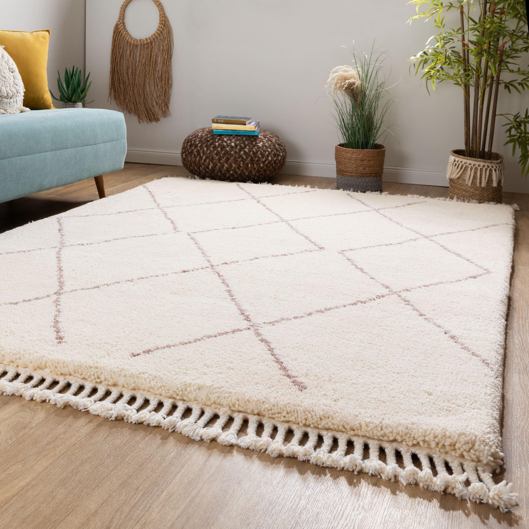BERBERTEPPICH 170/240 cm Boumia - Creme, Naturmaterialien (170/240cm) - Steffensmeier