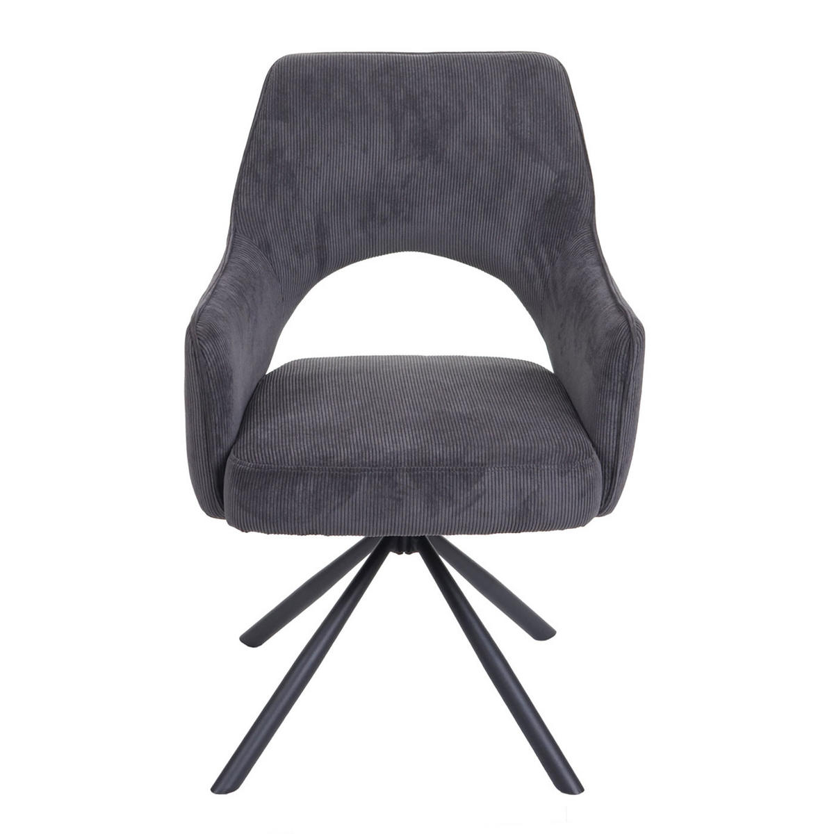 ESSZIMMERSTUHL K3 Braun, Grau - Dunkelgrau/Braun, Textil (57/89/52cm) - Jamb