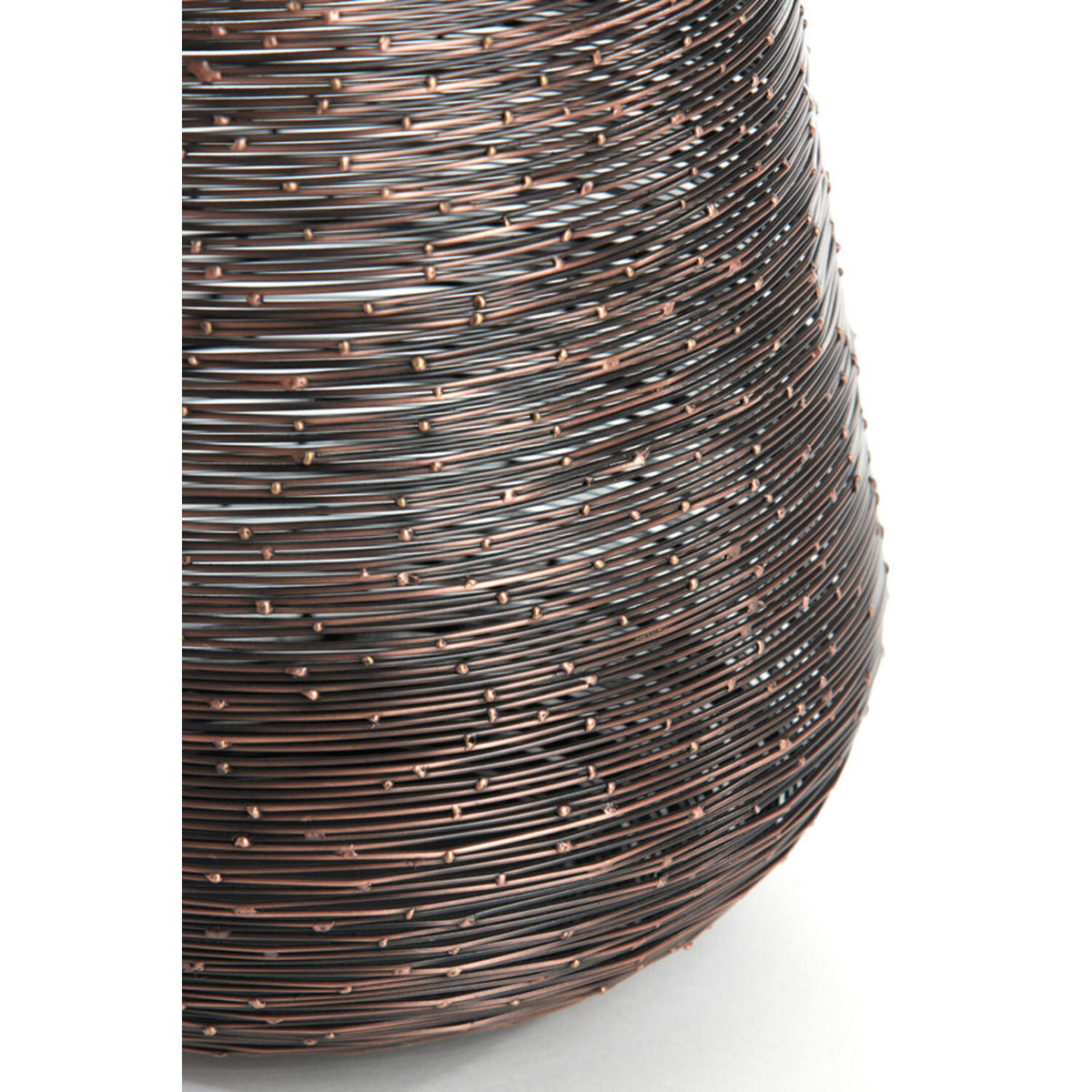 WINDLICHT ESIRA Ø25x32 cm, Antik Kupfer - Kupferfarben, Metall (25/32/25cm) - Light & Living