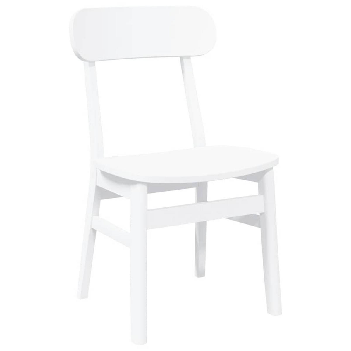 STUHL-SET 2 Stk Falkenhain 46/81.5/47 cm - Weiß, Holz (46/81.5/47cm) - ZMH