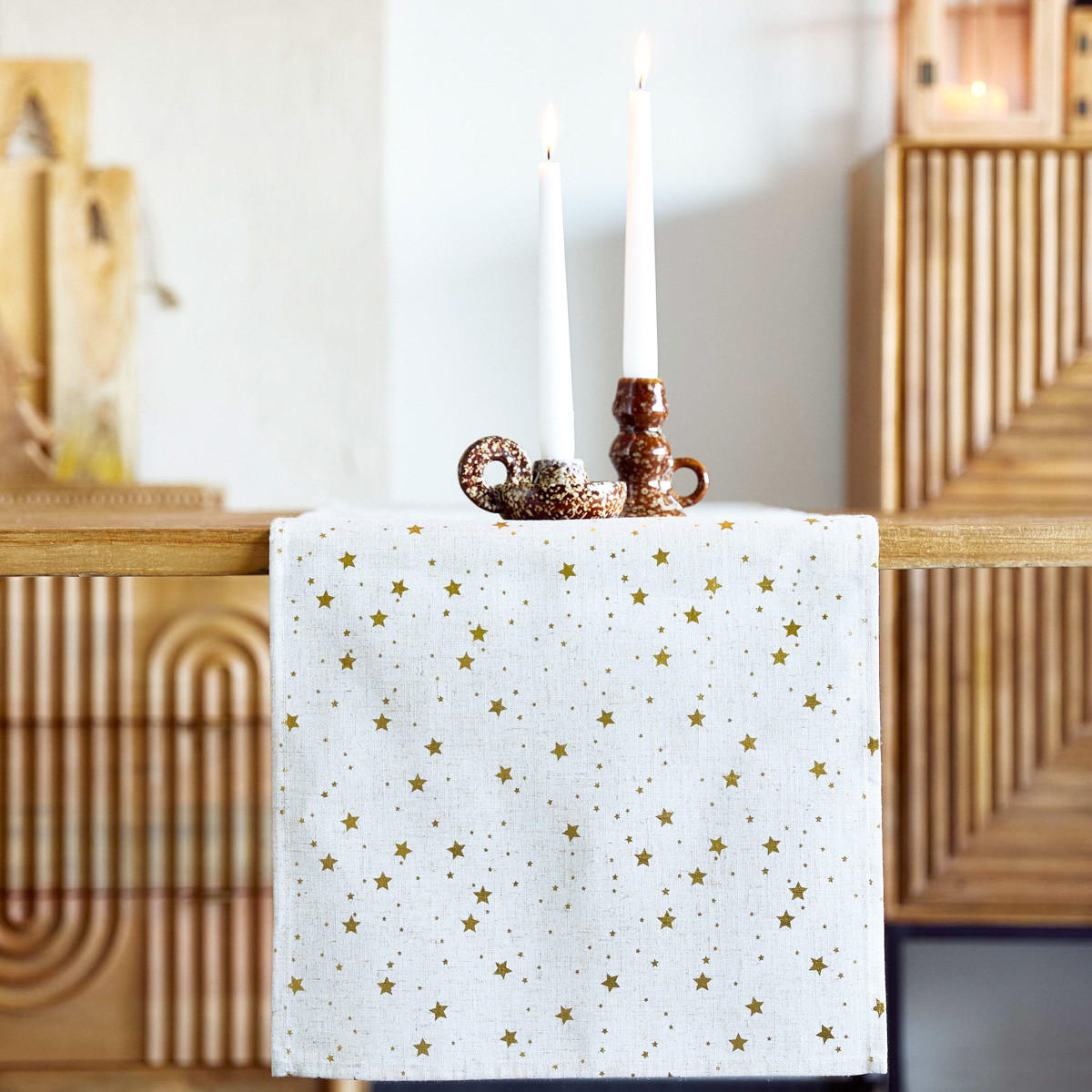 TISCHLÄUFER Starse natur 40/160 cm - Naturfarben, Textil (40/160cm) - Homla