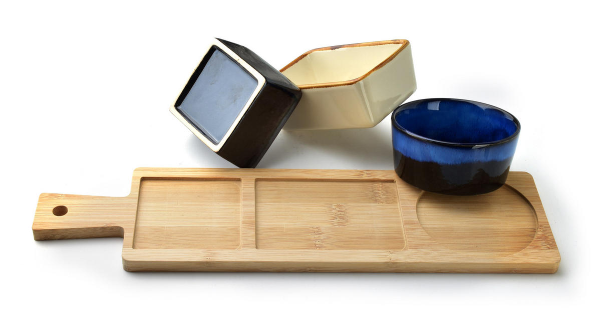 SERVIERBRETT Modern Kitchen Braun 35/12.5/5 cm Holz - Braun, Holz (12.5/5/35cm) - Mondex