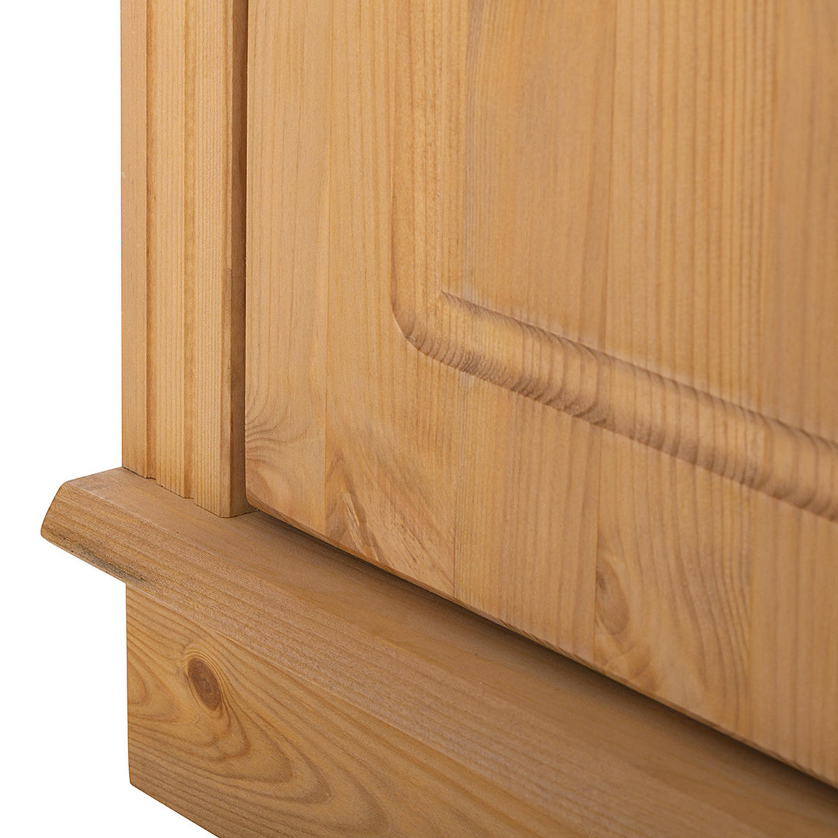 WOHNWAND - Kiefer massiv - Typ C - Kieferfarben, Holz (288/223/45cm) - home24