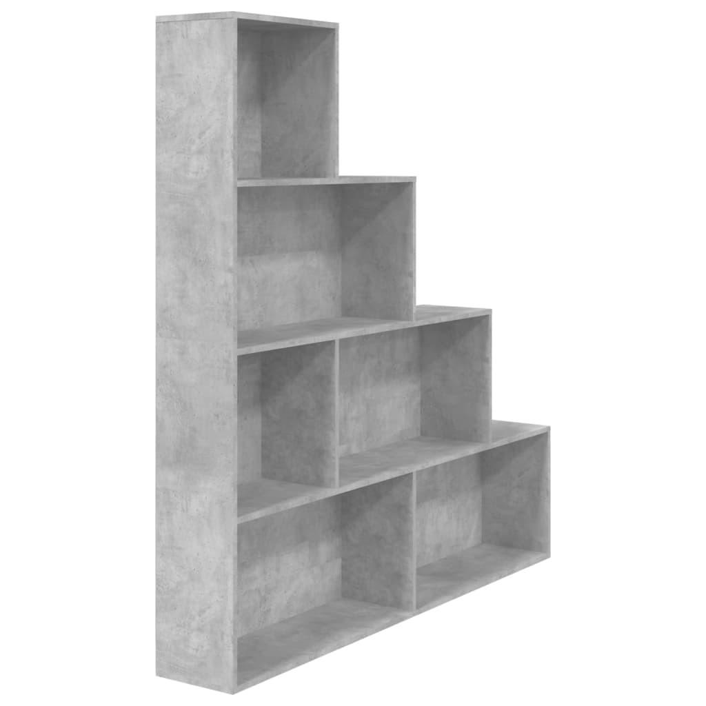 vidaXL BÜCHERREGAL Hellgrau 155cm × 24cm × 160cm