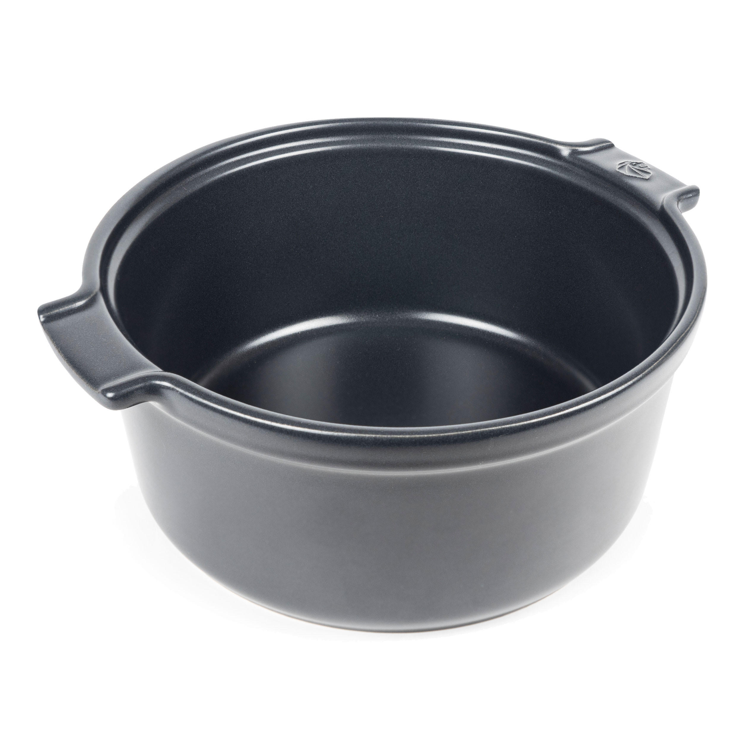 SOUFFLÉ-SCHALE Keramik Appolia 22cm Schiefergrau Spülmaschinenfest - Grau, Keramik (24.5/21.5/9.7cm) - PEUGEOT