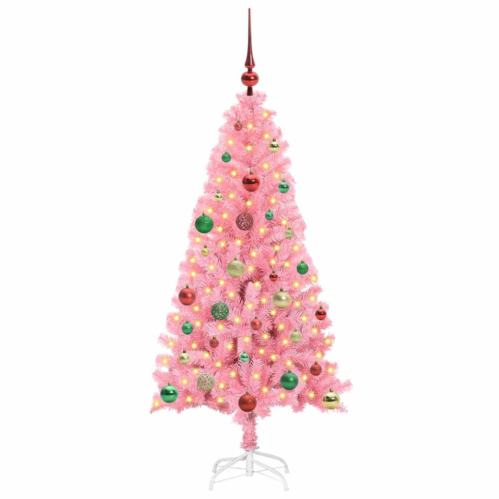 vidaXL Weihnachtsbaum Rosa 150 cm