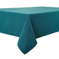 TISCHDECKE Türkis 60 x 60 cm Leinenoptik Wasserabweisend - Türkis, Textil (60/60/1.5cm)