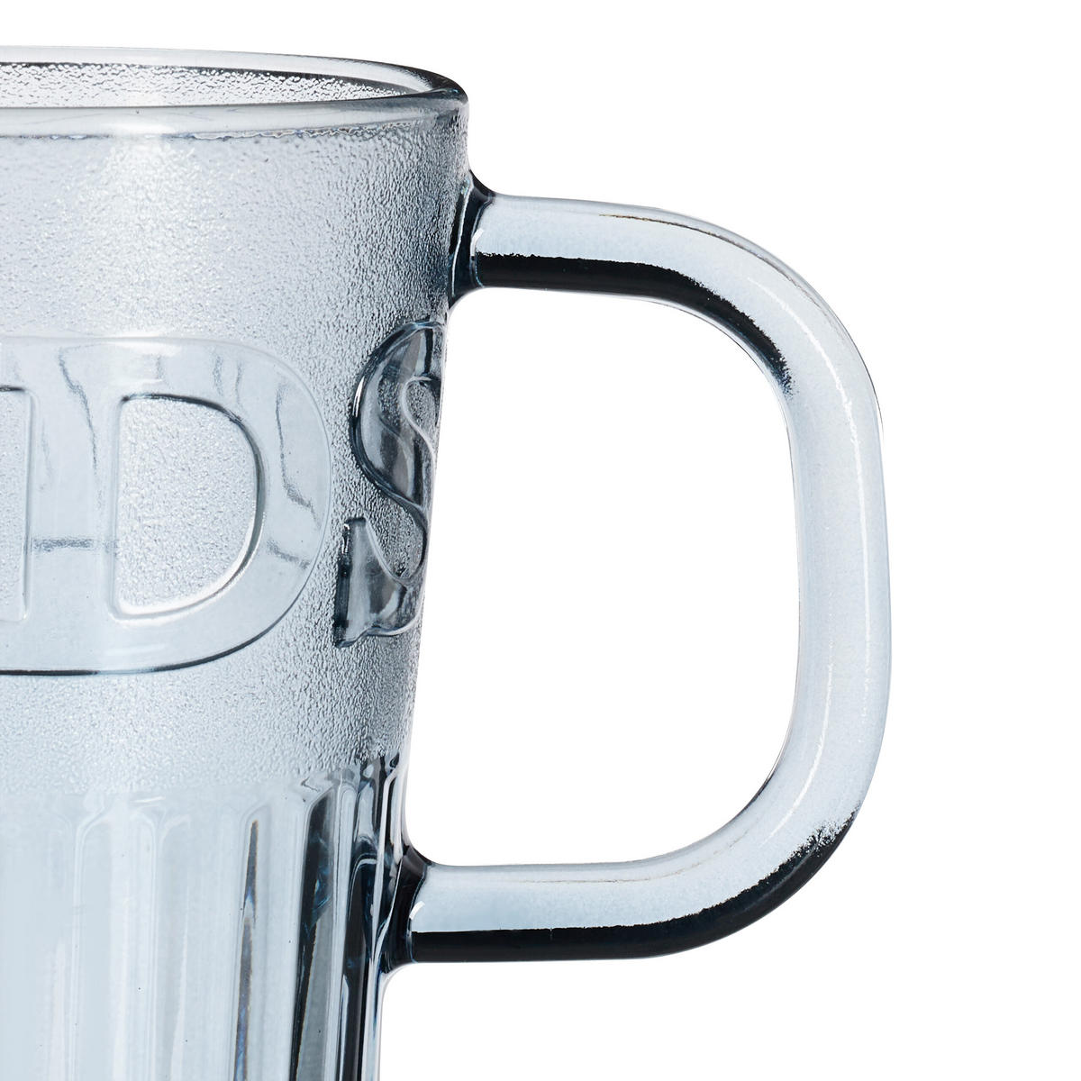 2xTRINKGLÄSER - Grau, Glas/Kunststoff (0.45L) - Relaxdays