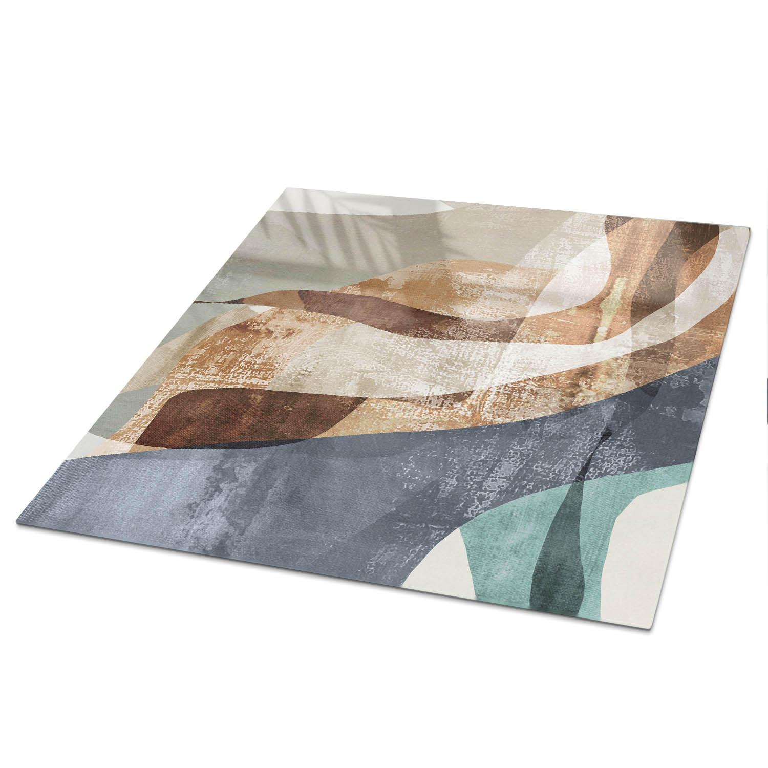 TISCHPLATTE 50x50 cm – Elegante Komposition - Weiß, Glas (0.4/50/50cm) - Wallfluent