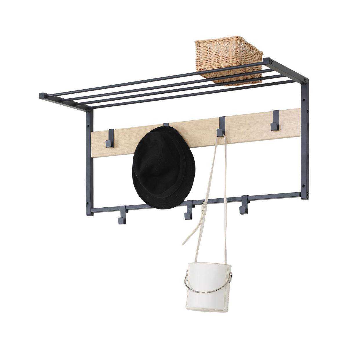 WANDAUFHÄNGER Beige 30/80/45 cm - Beige, Metall (30/45/80cm) - Mobili Rebecca
