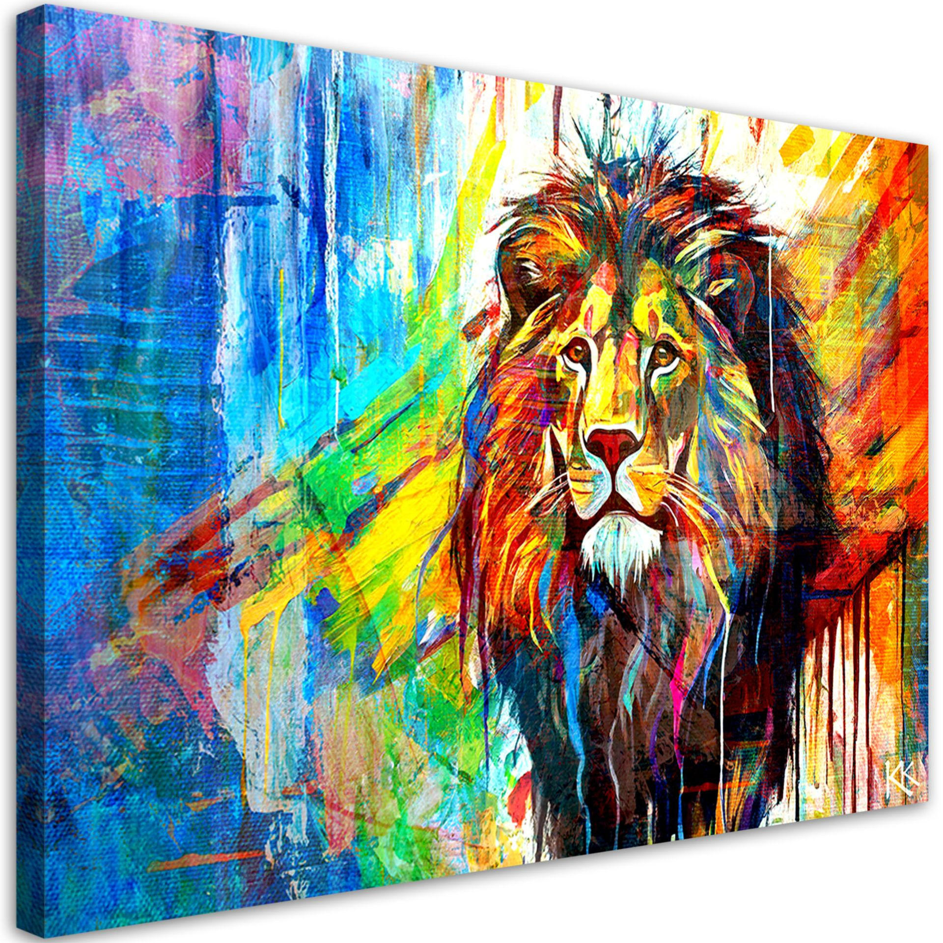 KUNSTDRUCK Lila 100/70 cm - Lila, Textil (100/70cm) - KUNSTLOFT