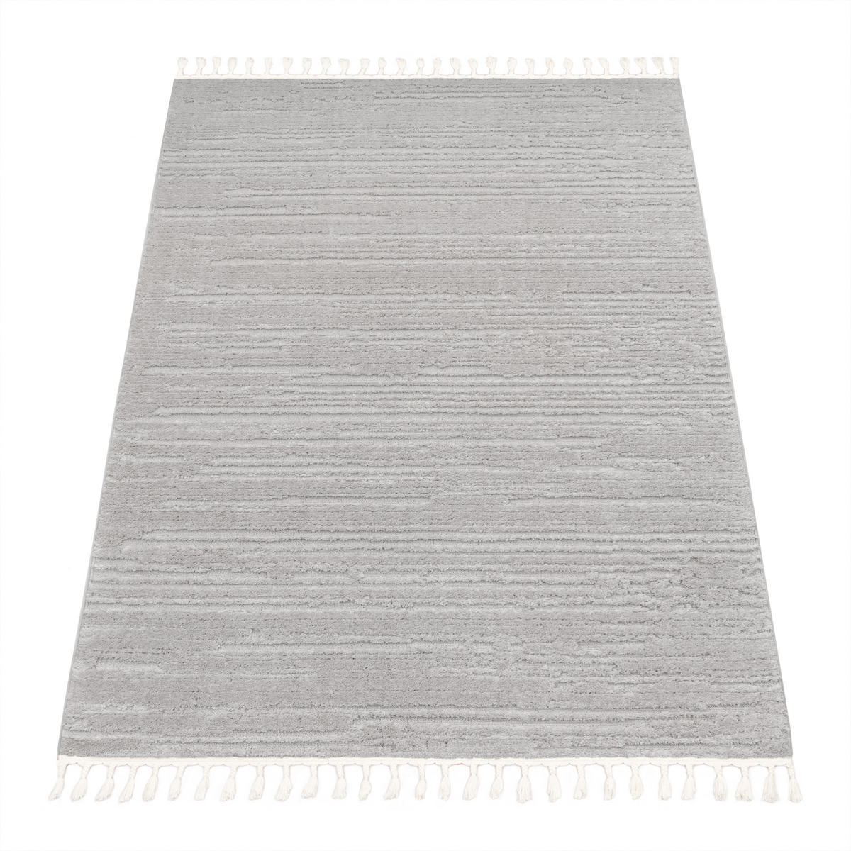 KURZFLORTEPPICH 240/340 cm Auckland 294 - Grau, Textil (240/340cm) - Paco Home