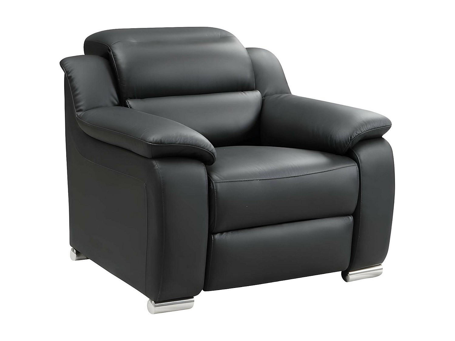 RELAXSESSEL Fernsehsessel elektrisch - Leder - Schwarz - ARENA III - Schwarz, Leder (104/86/100cm) - Vente-Unique