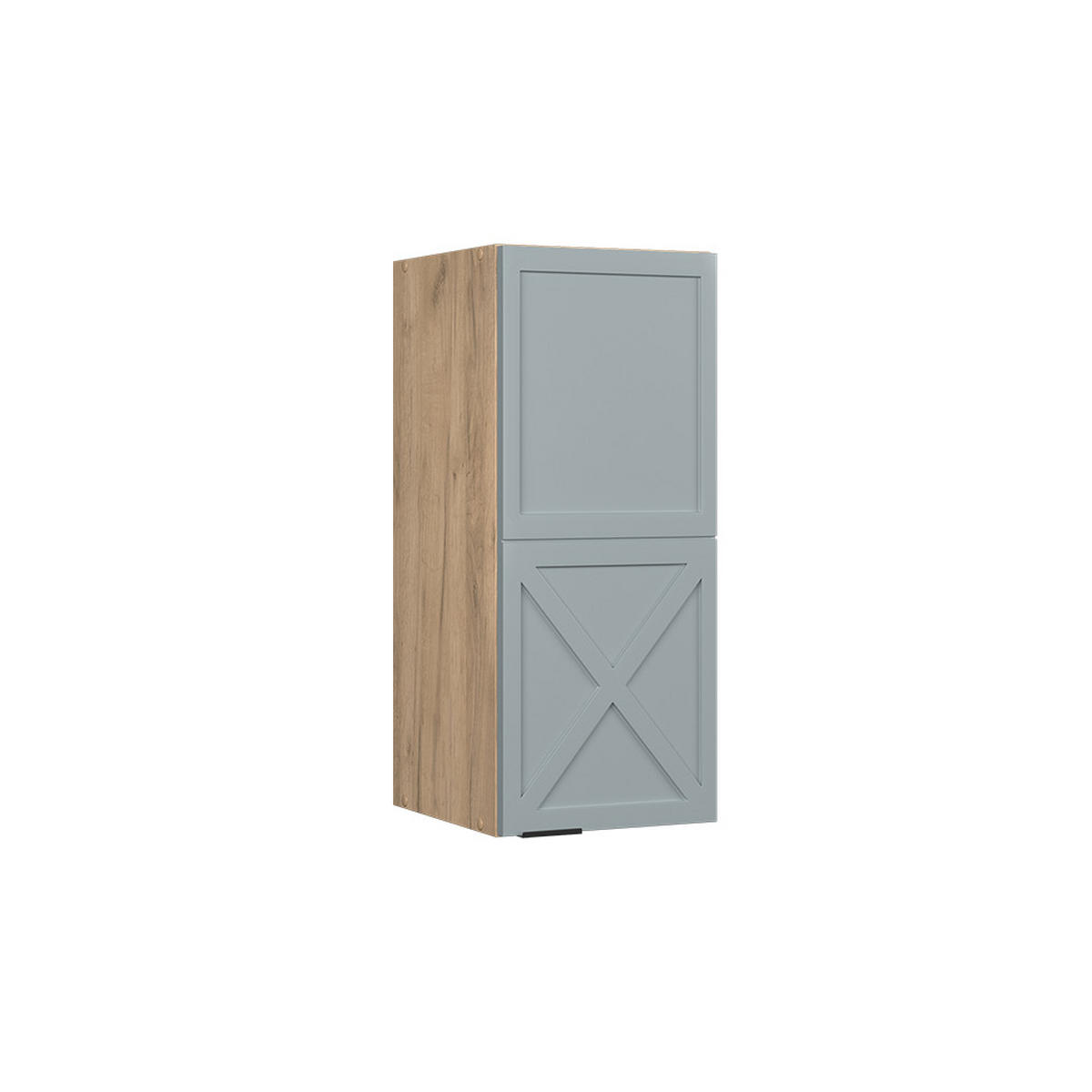 HÄNGESCHRANK Fame-Line Hellblau-grau 30 cm - Honigeiche/Eiche Wotan, Holzwerkstoff (30/72/34.1cm) - Vicco