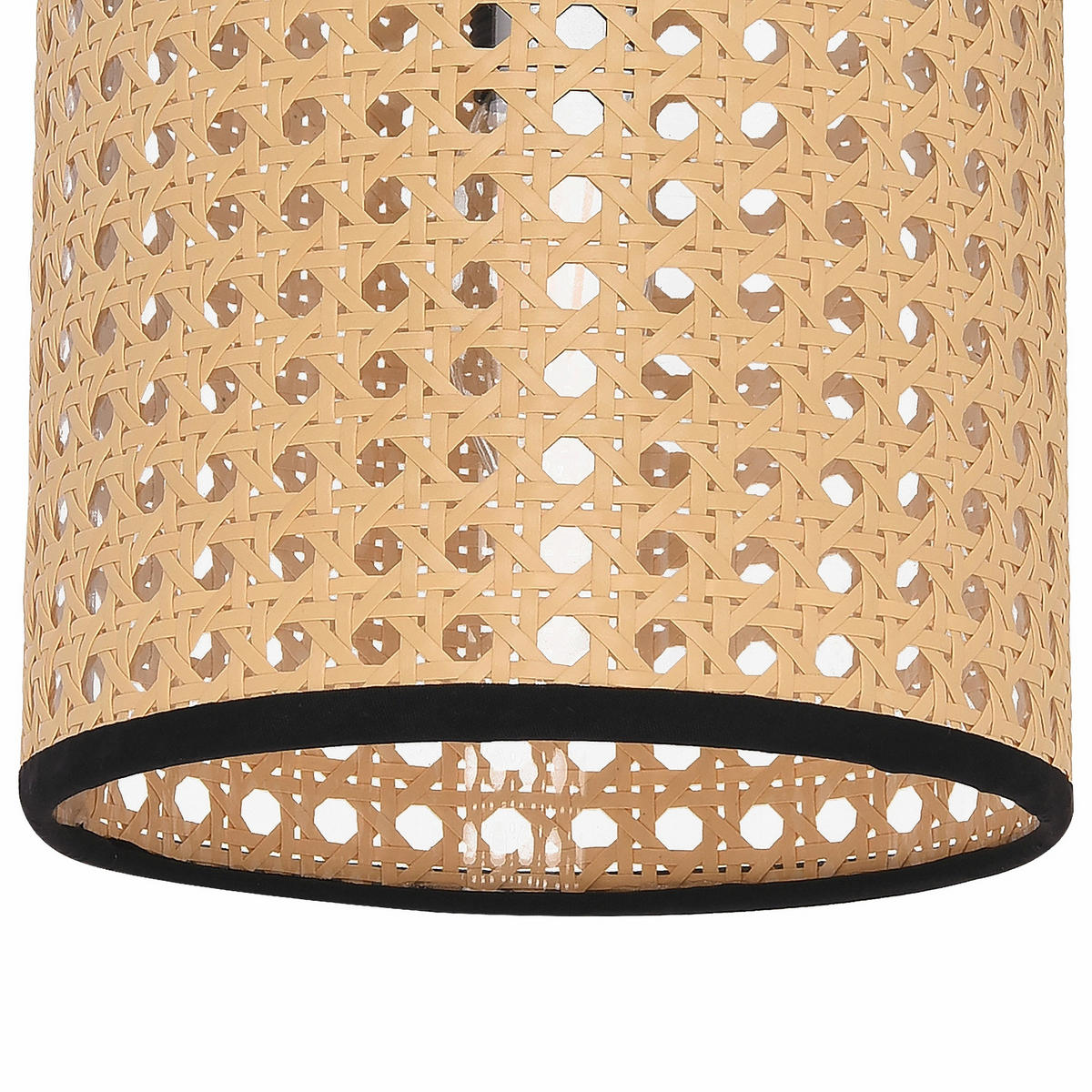 WANDLEUCHTE-SET 3 TLG. Southend - Beige/Schwarz, Kunststoff/Metall (25/16/17cm) - lux.pro