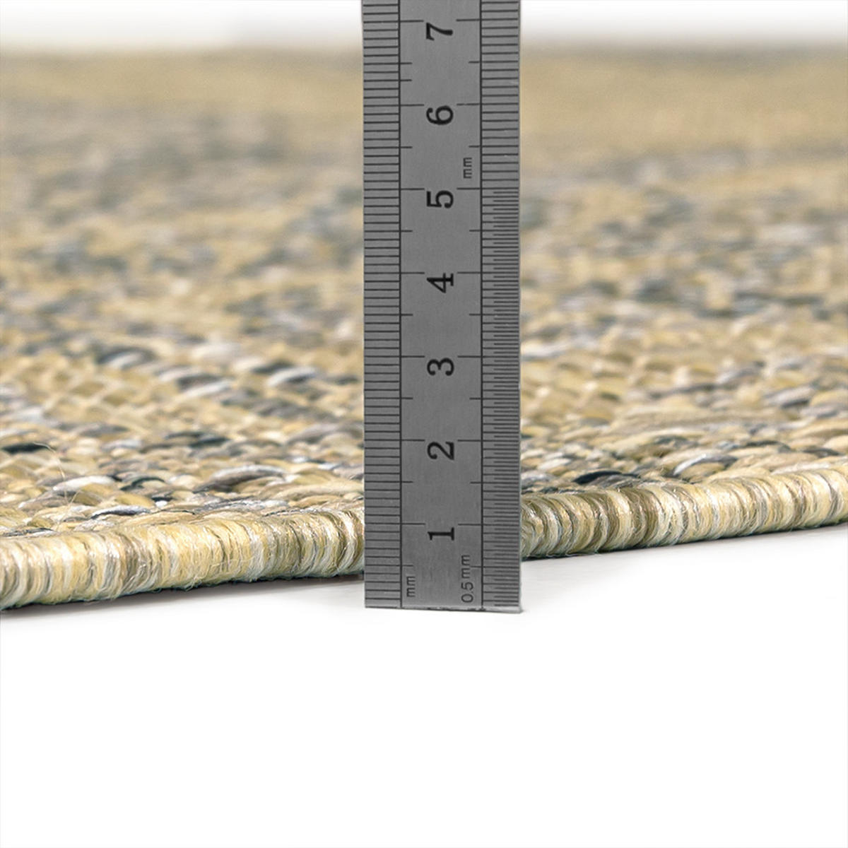 TEPPICH Outdoor Pinto Suelo Mazovia 200x300cm Beige Braun Florales Muster Kurzflor - Braun, Textil (200/300cm) - Mazovia