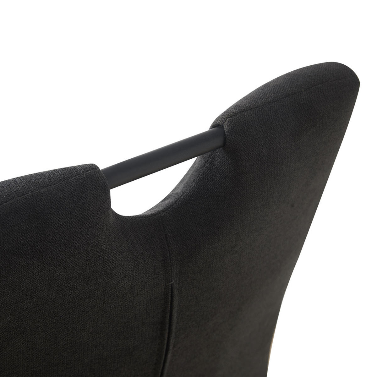 SCHWINGSTUHL SOFIA Anthrazit 2 Stück - Anthrazit, Textil/Metall (48/97/60cm) - B&D Home