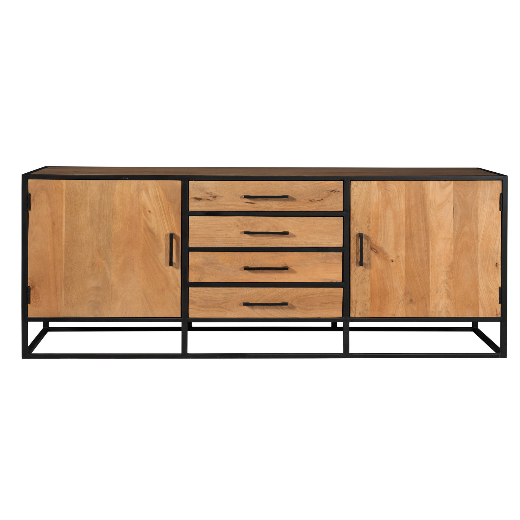 SIDEBOARD Denver Braun 45/210/75 cm - Braun, Holz (210/75/45cm) - Starfurn