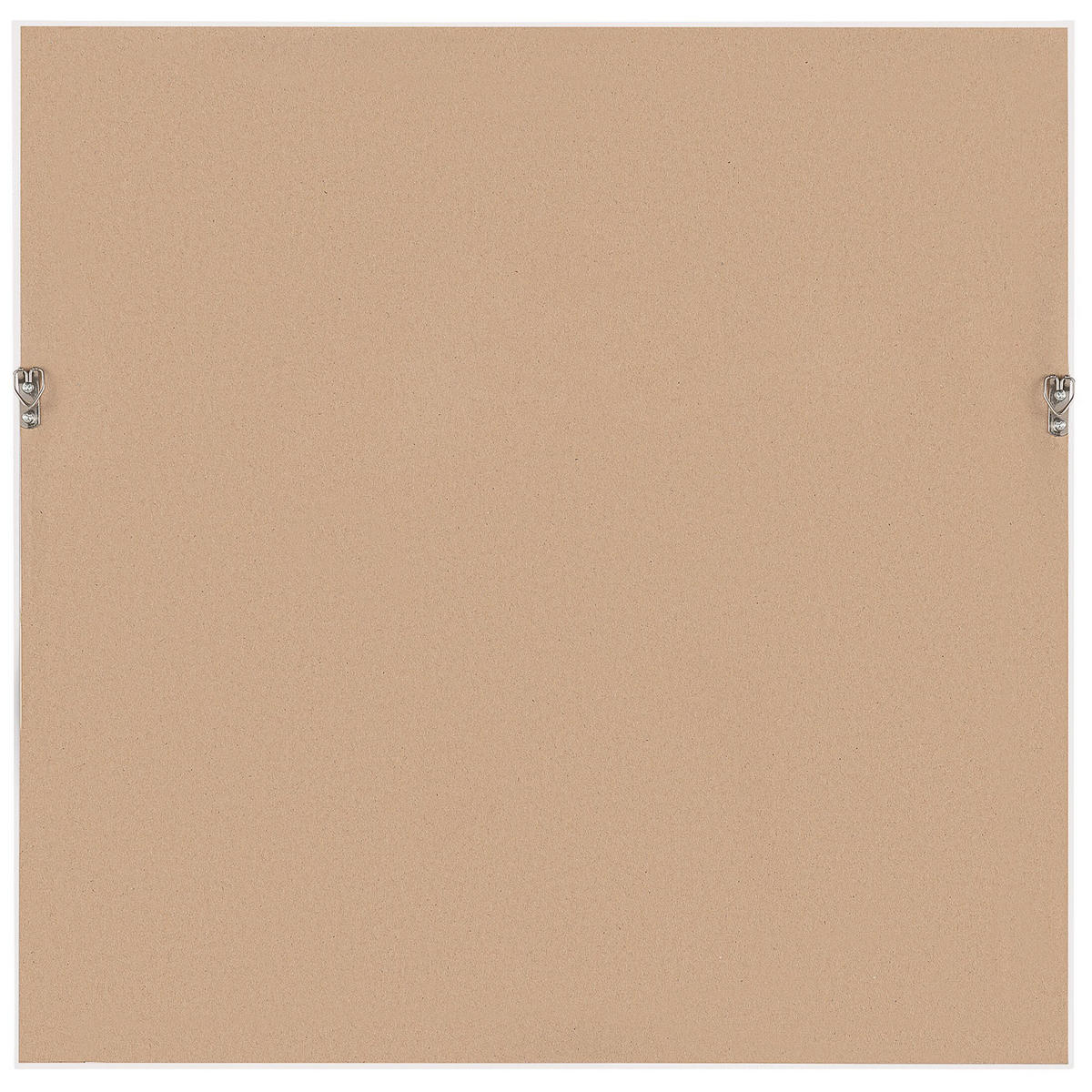 WANDSPIEGEL grau quadratisch 50/50 cm Brignoles - Grau, Kunststoff (50/50/4cm) - Beliani