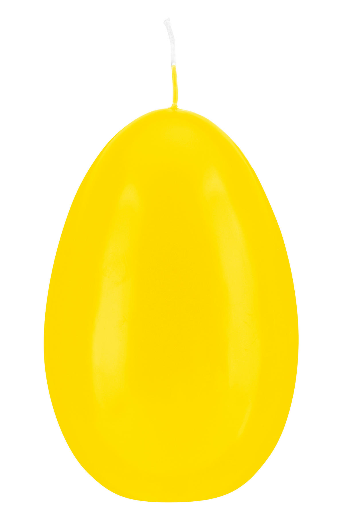 EIKERZEN XL Klarlack Zitrone Gelb 140 x Ø 100 mm, 2 Stück - Gelb, Paraffin (10/14/14cm) - Kopschitz Kerzen