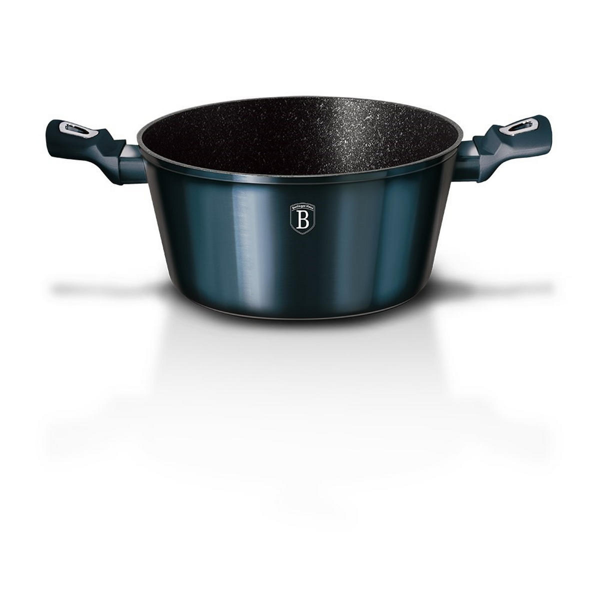 TOPF Blau 24/24/11.4 cm BH1879 - Blau, Metall (24cm) - Berlinger Haus
