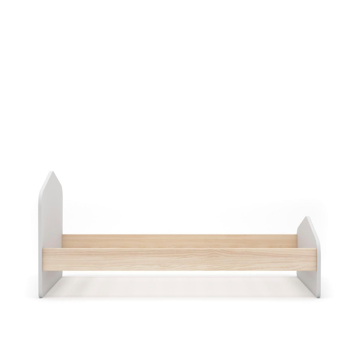 SPACÍ plocha postele 90x190 cm - LÉONIE - bílá, dřevo (190/90cm) - Calicosy