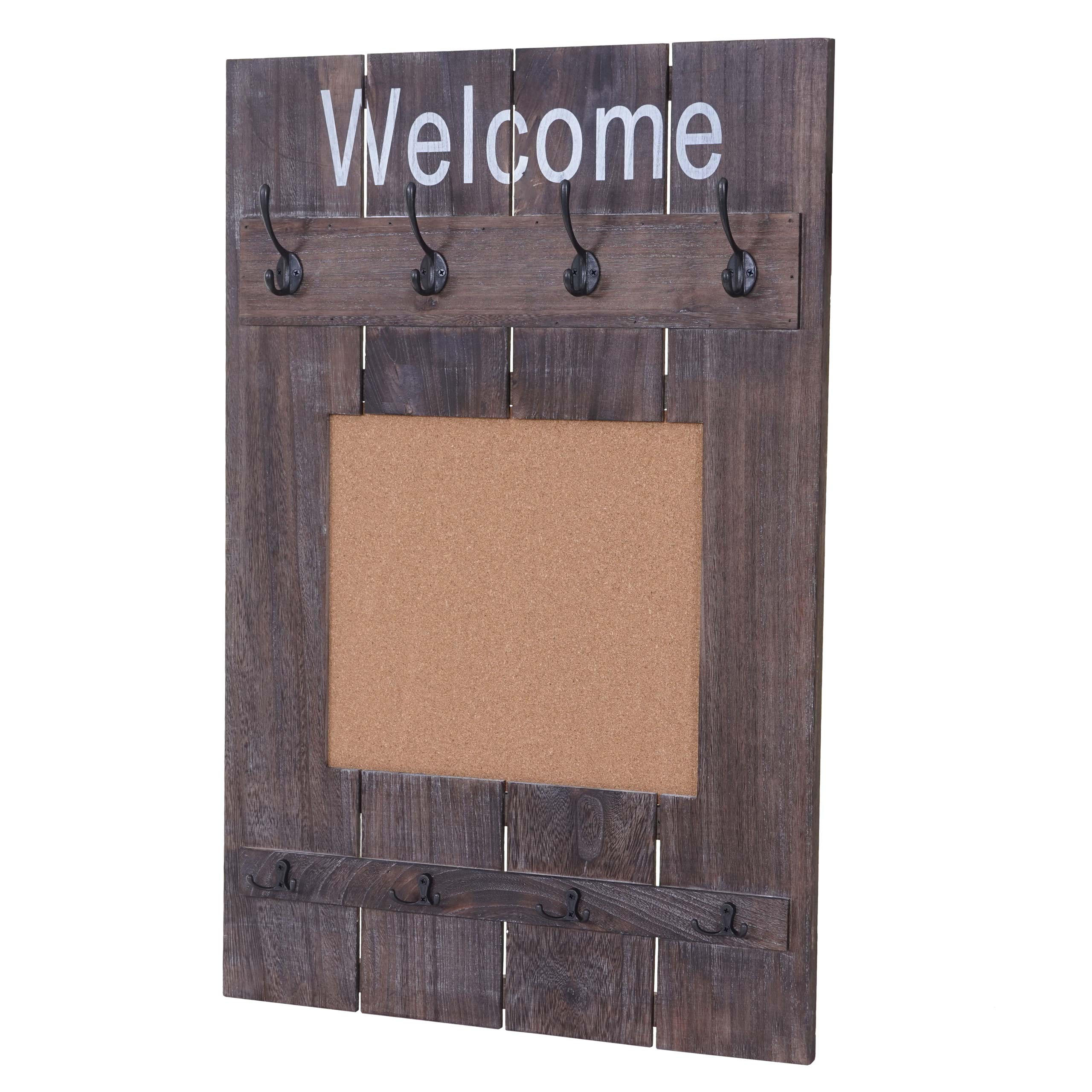 WANDGARDEROBE MIT PINNWAND Braun - Braun, Holz (60/91/3cm) - MCW